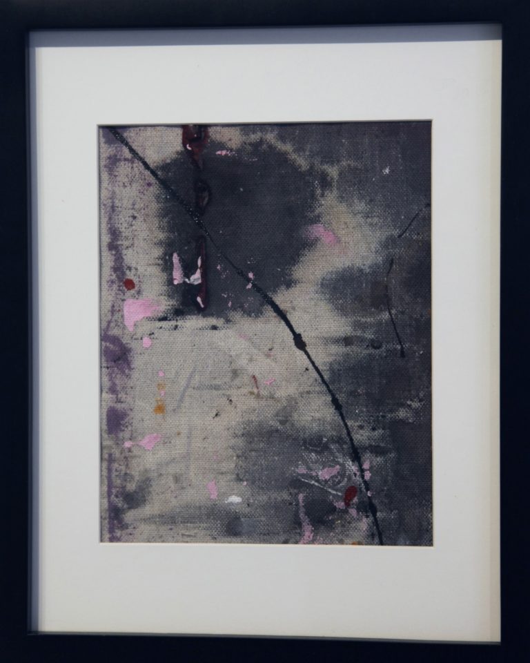 Red Tear, 15” x 12” framed 2014